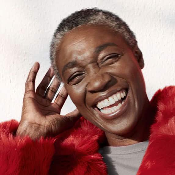woman smiling showing white teeth woman smiling showing white teeth